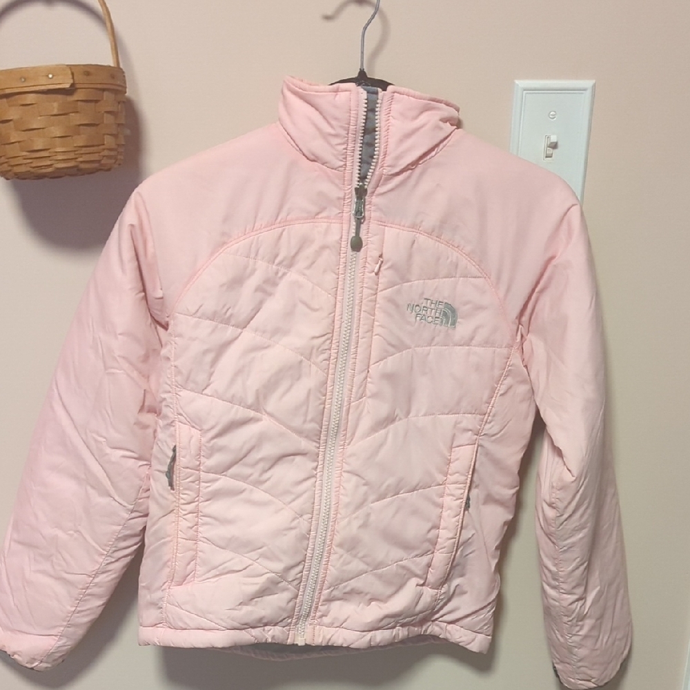 The North Face Pink Puffer Jacket